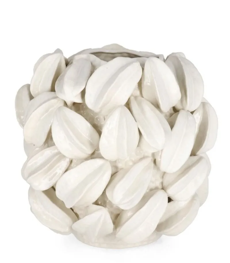 Sale Bizzotto VASO CARAMBOLA BIANCO H32
