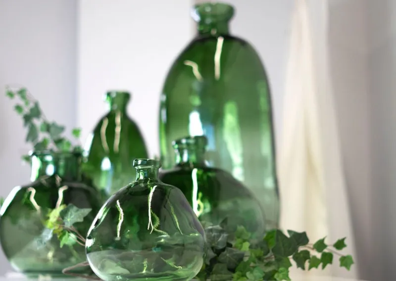 Discount Bizzotto VASO LOOPY VT VERDE H23