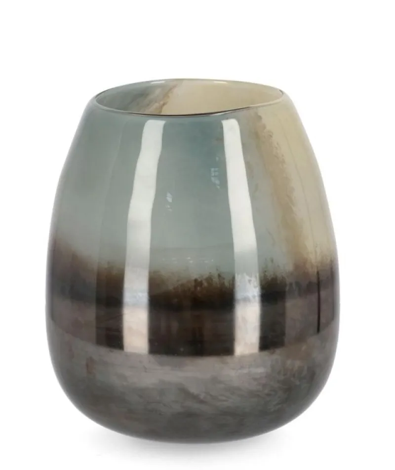 Clearance Bizzotto VASO MERCURY BOMB VT MARRONE H26,2