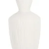 New Bizzotto VASO STRIPED BIANCO H47