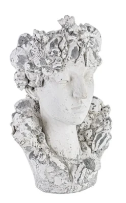 Bizzotto VASO TESTA DIVINITA' MAGNESIA H50