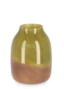 Bizzotto VASO VENUS VT VERDE ARANCIO H21,2